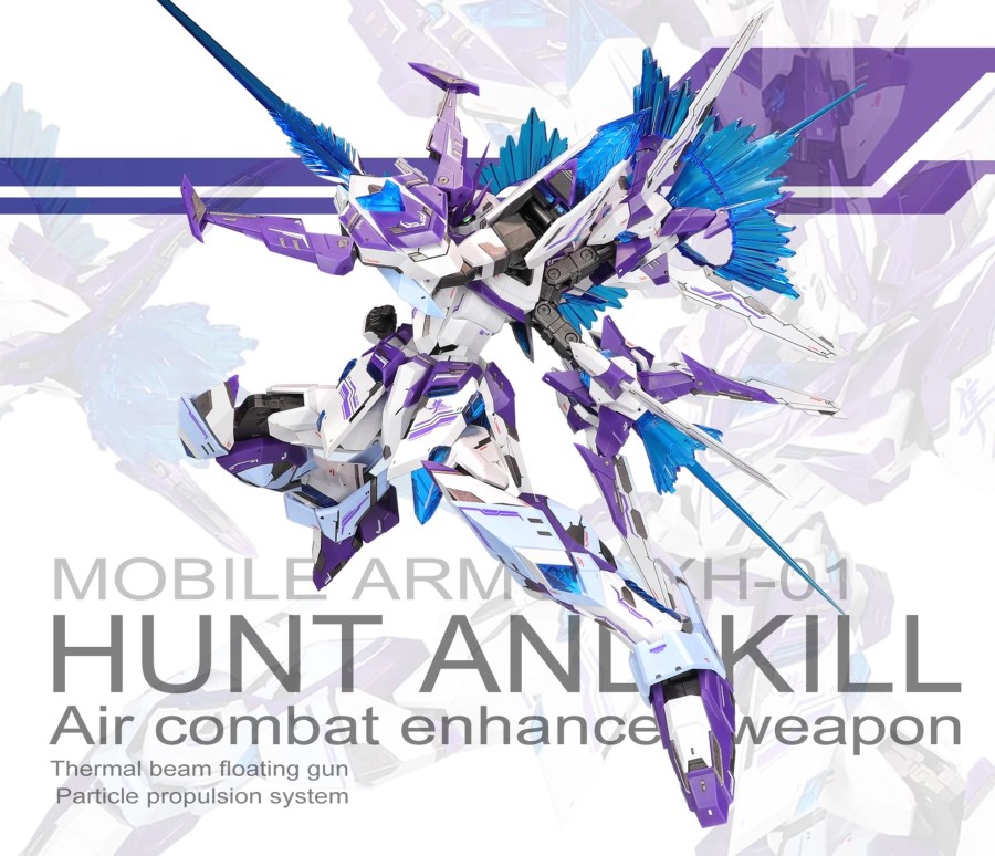 Model Kits Rise of Gunpla Marques Tierces | Snaa Mobile Armor Xh-01 Hunting Falcon - Hunt And Kill Soul Revival