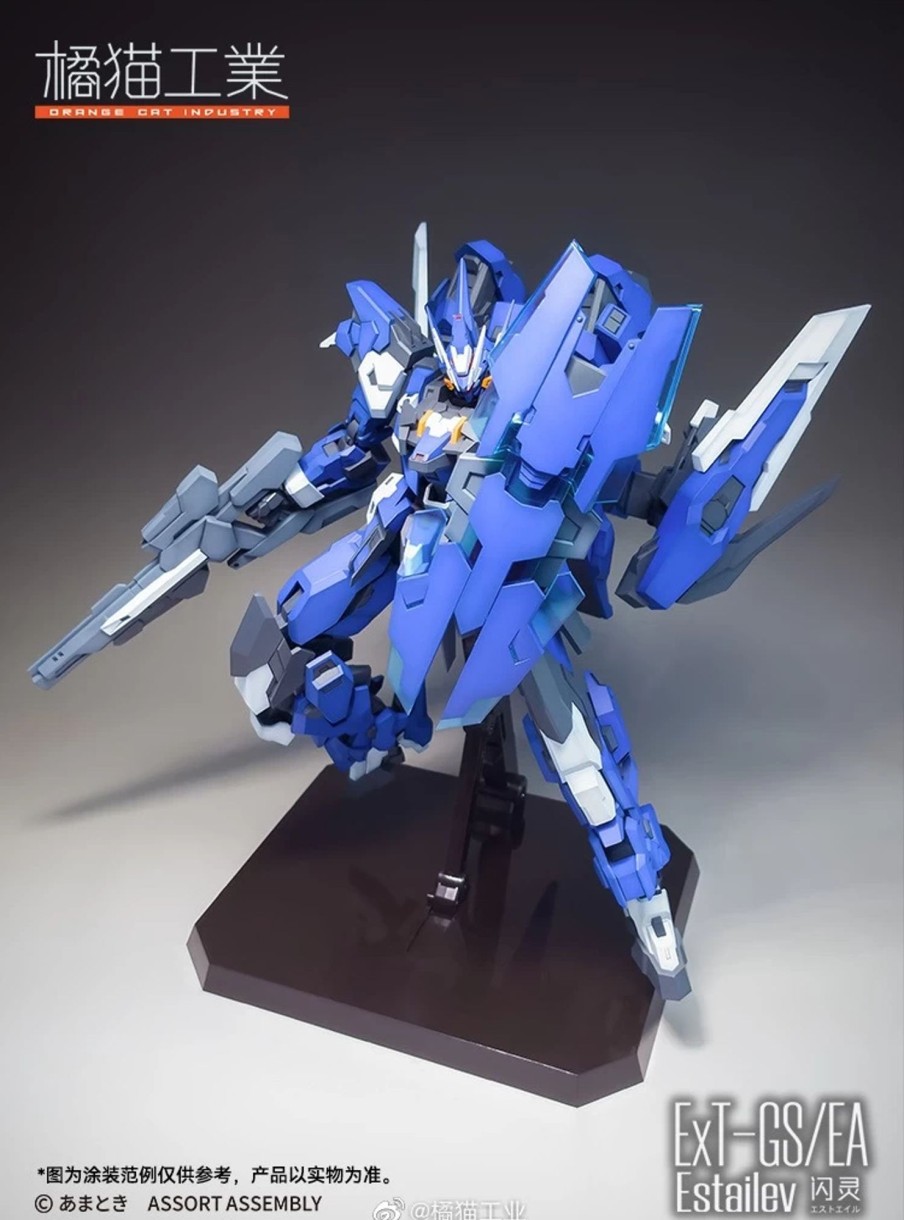 Model Kits Rise of Gunpla Marques Tierces | Orange Cat - 1/100 Estailev The Shining